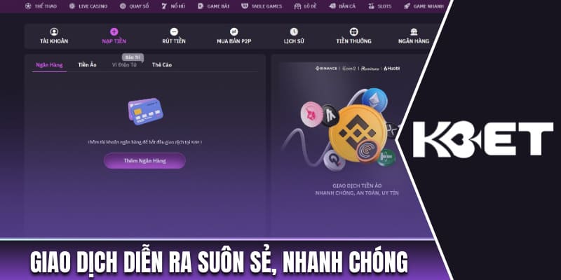 Giao dịch diễn ra suôn sẻ, nhanh chóng